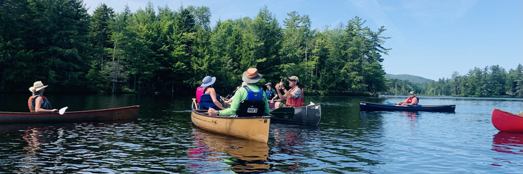 Journey to a Lake’s Past: Environmental History Tour of Lower Saint Regis Lake Journey to a Lake’s Past: Environmental History Tour of Lower Saint Regis Lake